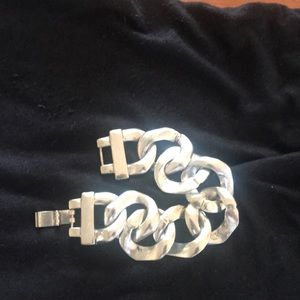 Chunky Silverplated Bracelet